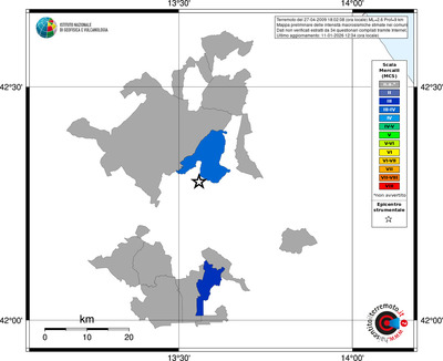 Mappa MCS - territori comuni