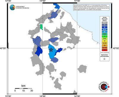 Mappa MCS - territori comuni