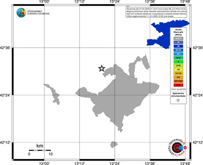 Mappa MCS - territori comuni