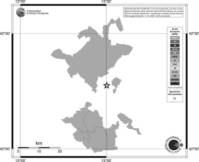 Mappa EMS - territori comuni