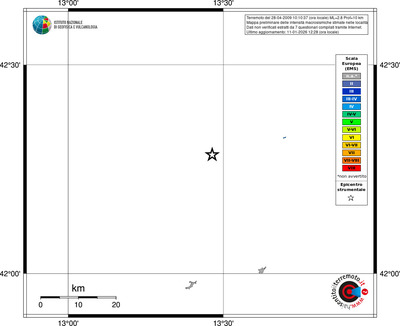 Mappa EMS - territori località
