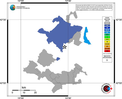 Mappa MCS - territori comuni