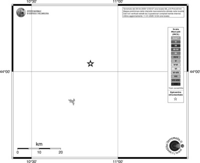 Mappa MCS - territori località