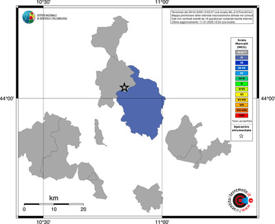 Mappa MCS - territori comuni