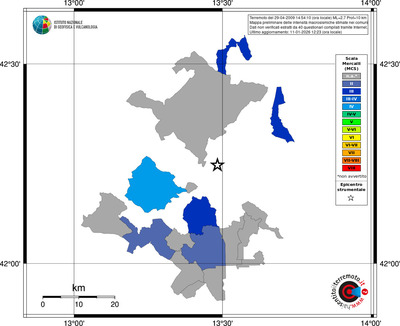 Mappa MCS - territori comuni