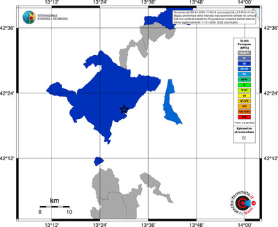 Mappa EMS - territori comuni