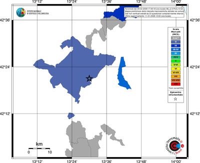 Mappa MCS - territori comuni