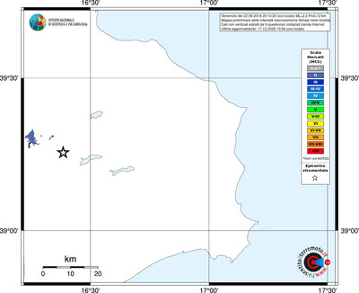 Mappa MCS - territori località