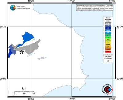 Mappa MCS - territori comuni
