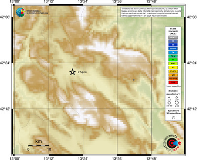 Mappa MCS - località