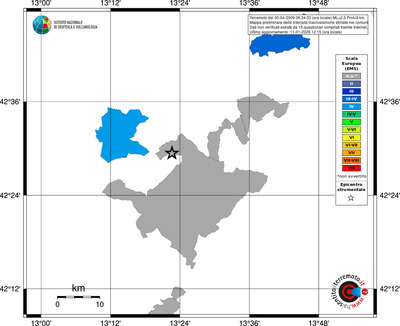 Mappa EMS - territori comuni