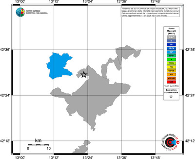 Mappa MCS - territori comuni