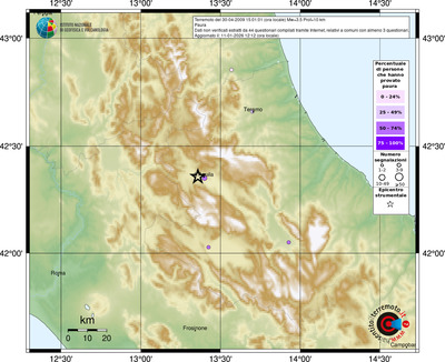Mappa comuni con almeno 3 questionari