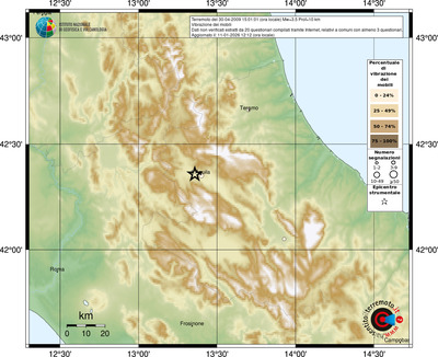Mappa comuni con almeno 3 questionari