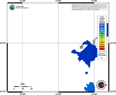 Mappa EMS - territori comuni
