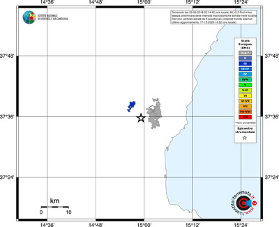 Mappa EMS - territori località