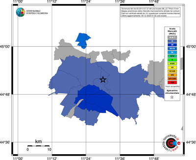 Mappa MCS - territori comuni