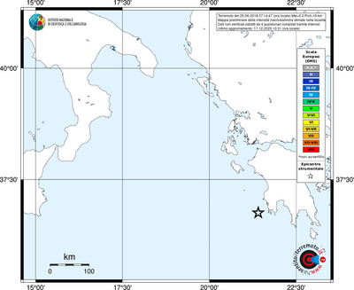 Mappa EMS - territori località