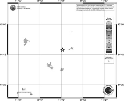 Mappa MCS - territori località