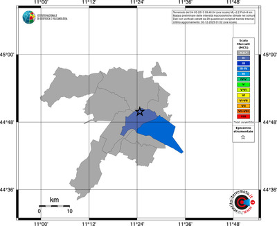 Mappa MCS - territori comuni