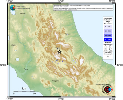 Mappa comuni con almeno 3 questionari