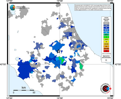 Mappa MCS - territori comuni