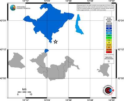 Mappa EMS - territori comuni