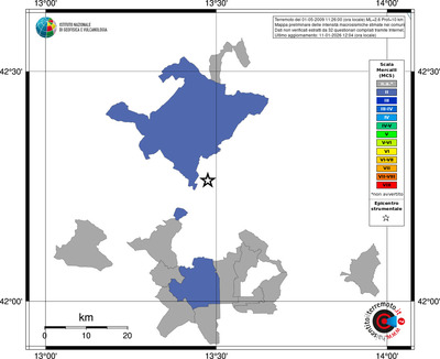 Mappa MCS - territori comuni