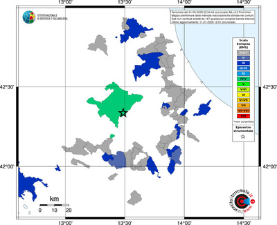 Mappa EMS - territori comuni