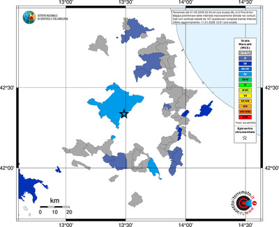 Mappa MCS - territori comuni