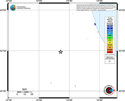 Mappa MCS - territori località