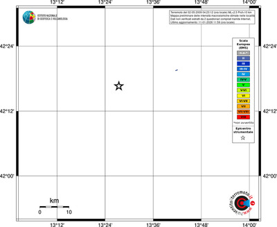 Mappa EMS - territori località