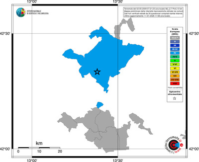 Mappa EMS - territori comuni