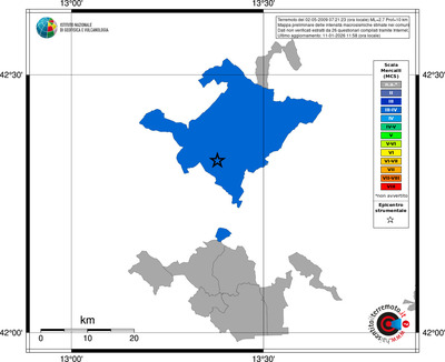 Mappa MCS - territori comuni