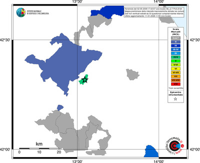 Mappa MCS - territori comuni