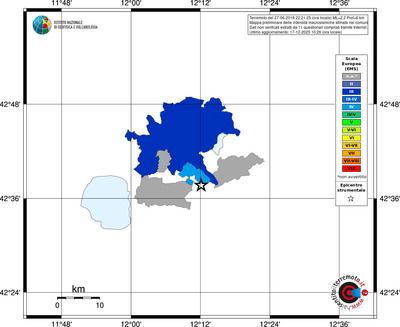 Mappa EMS - territori comuni