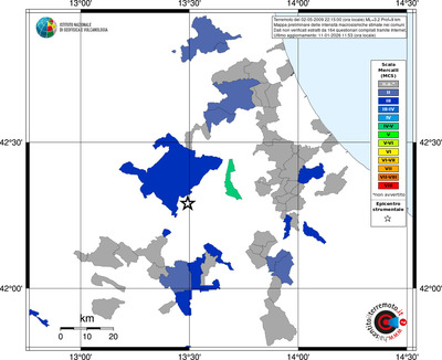 Mappa MCS - territori comuni