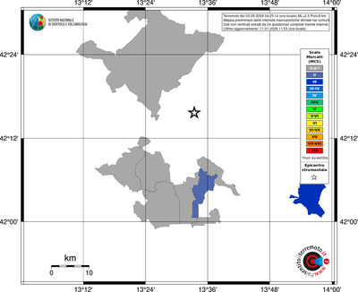 Mappa MCS - territori comuni