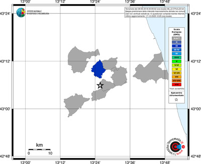 Mappa EMS - territori comuni