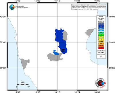 Mappa EMS - territori comuni