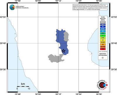 Mappa MCS - territori comuni