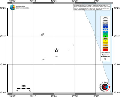 Mappa MCS - territori località