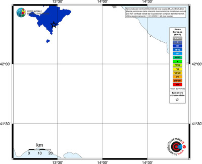 Mappa EMS - territori comuni