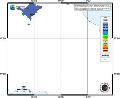 Mappa MCS - territori comuni