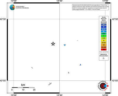 Mappa MCS - territori località