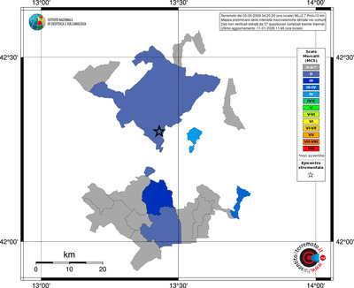 Mappa MCS - territori comuni