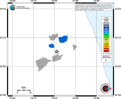 Mappa EMS - territori comuni