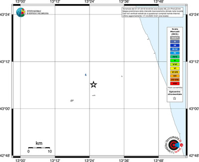 Mappa MCS - territori località