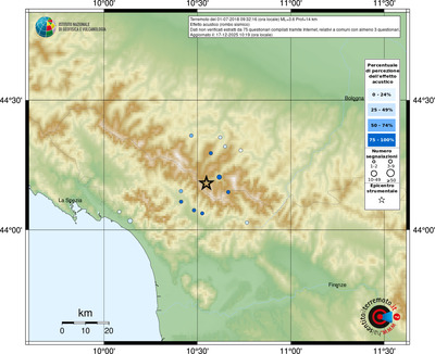 Mappa comuni con almeno 3 questionari