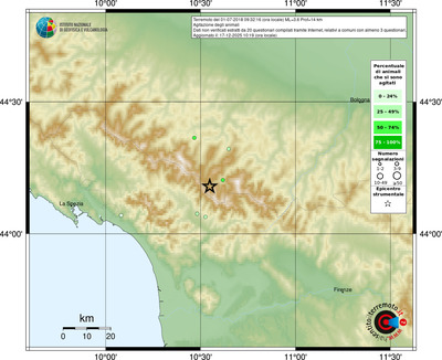 Mappa comuni con almeno 3 questionari